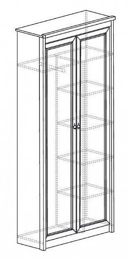 Шкаф для одежды 2-дв. "Флоренция" №640 - Схема
