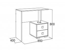 Стол туалетный "Ольга-17"
