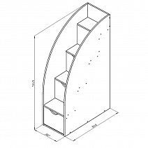 Лестница-комод "Дельта" №23.03
