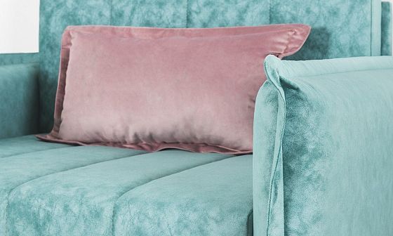 Кресло-кровать "Виола" (85) - Подушка, цвет: 234 (Аляска Минт/Силкшайн 28 Серебристый Розовый)