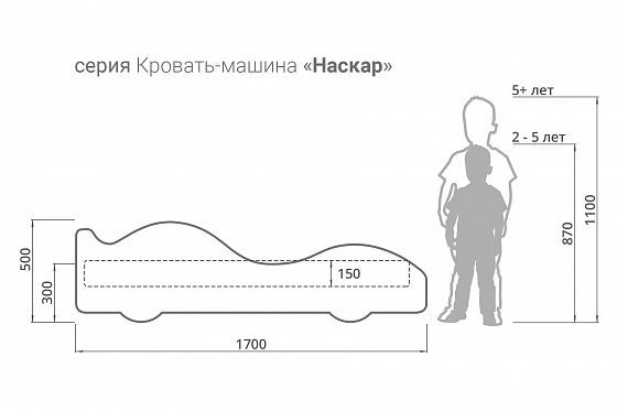 Детская кровать-машина "Полиция"