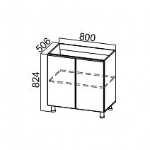 Стол под мойку 800 "Модерн" М800