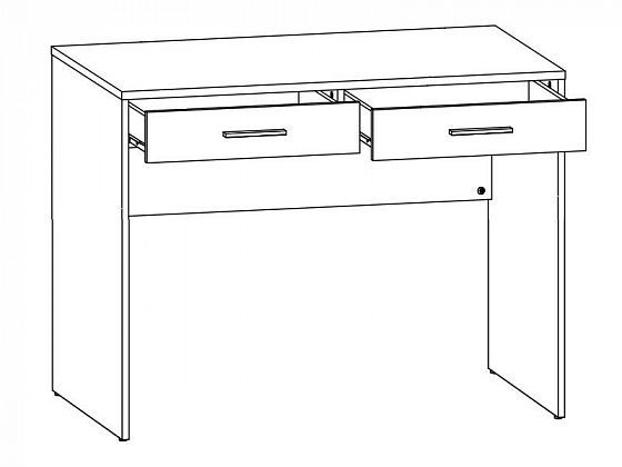 Стол письменный "Непо" BIU2S - Схема