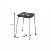 Табурет квадратный "Пенек легкий" Т271 (4 шт)