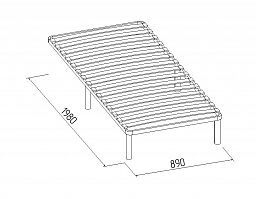 Основание с гибкими ламелями (900) 5.1 металл