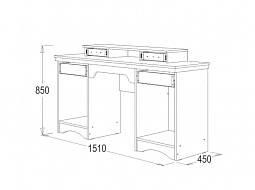 Стол туалетный "Ольга-10"