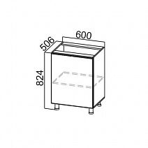 Стол рабочий 600 с 1 створкой "Модерн" С600(1ств)