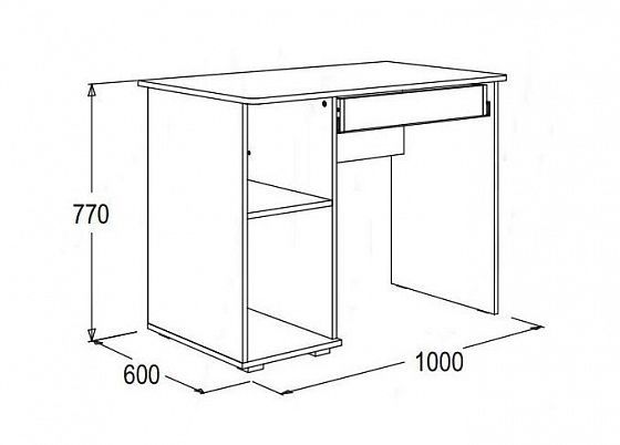 Стол письменный-2 "Омега-16" - Схема