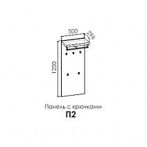 Панель с крючками П2 "Глория"