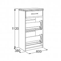 Тумба для обуви "Ольга-13"