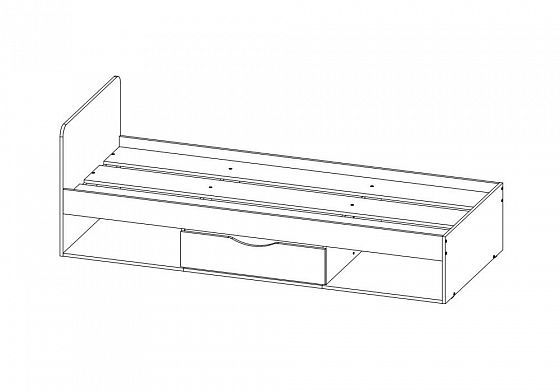 Кровать с ящиком "Неаполь" - Схема